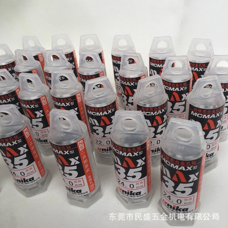 เจาะบิตเจาะบิตผู้ถือแม่เหล็กเจาะบิต Hollow Unika Unika Core ญี่ปุ่นแผ่นเหล็กเจาะโลหะผสม L12L