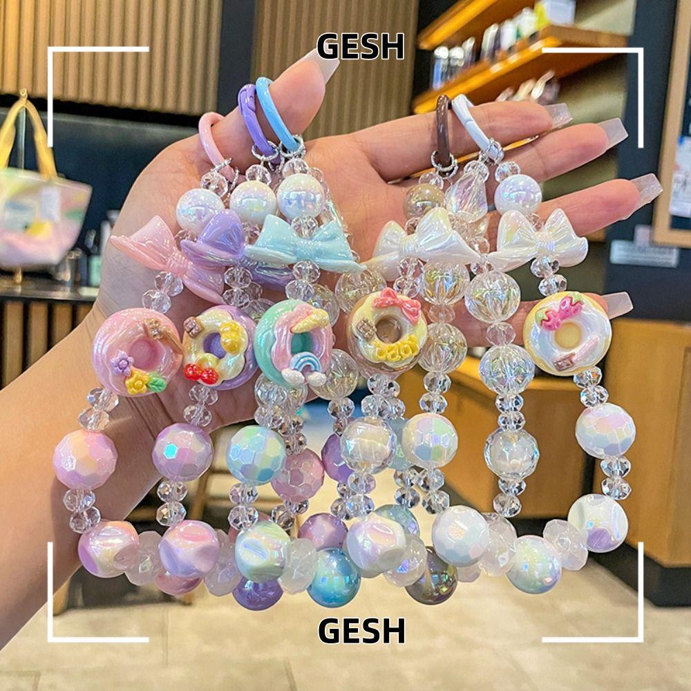 GESH Phone Charm DIY Beaded Acrylic สำหรับกระเป๋าพวง��และสร้อยคอ