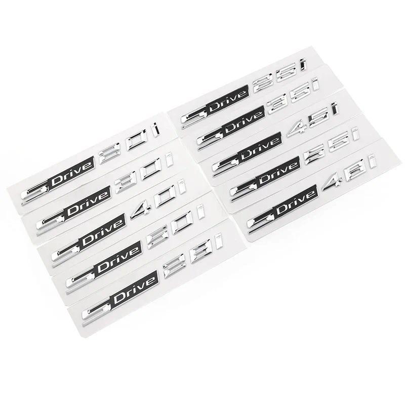 รถ sdrive 20i 25i 28i 30i 35i ตัวอักษรโลโก้ป้ายสัญลักษณ์ Decals สติกเกอร์สําหรับ X1 X3 X5 Z4 E86 E89