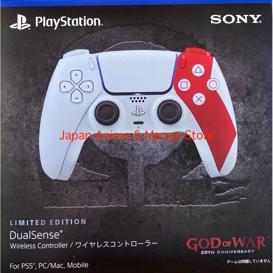 [Official Product Ship from Japan] PS5 DualSense Wireless Controller God of War 20th Anniversary Lim