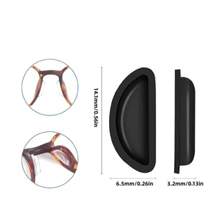 ซิลิโคนติดกันลื่น Air Nose ซิลิโคนเจลจับจมูก นุ่มสบาย ลดรอยกดทับป้องกันแว่นตก แว่นไหล