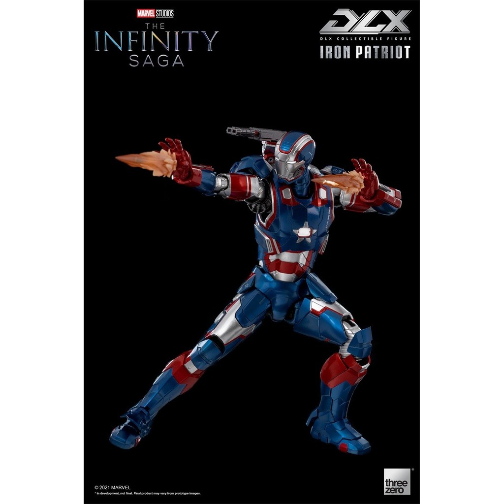 [คลังสินค้าพร้อมจัดส่งฟรี] Strawzero 3A 1/12 DLX Marvel Iron Man Patriot War Robot