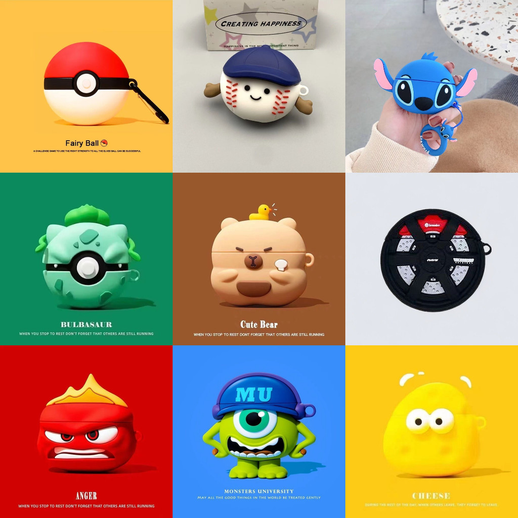 สําหรับ HAVIT LIFE 01T เคส Case เคสหูฟังบุคลิกภาพน่ารัก 4 สีรูปแบบดอกพีช