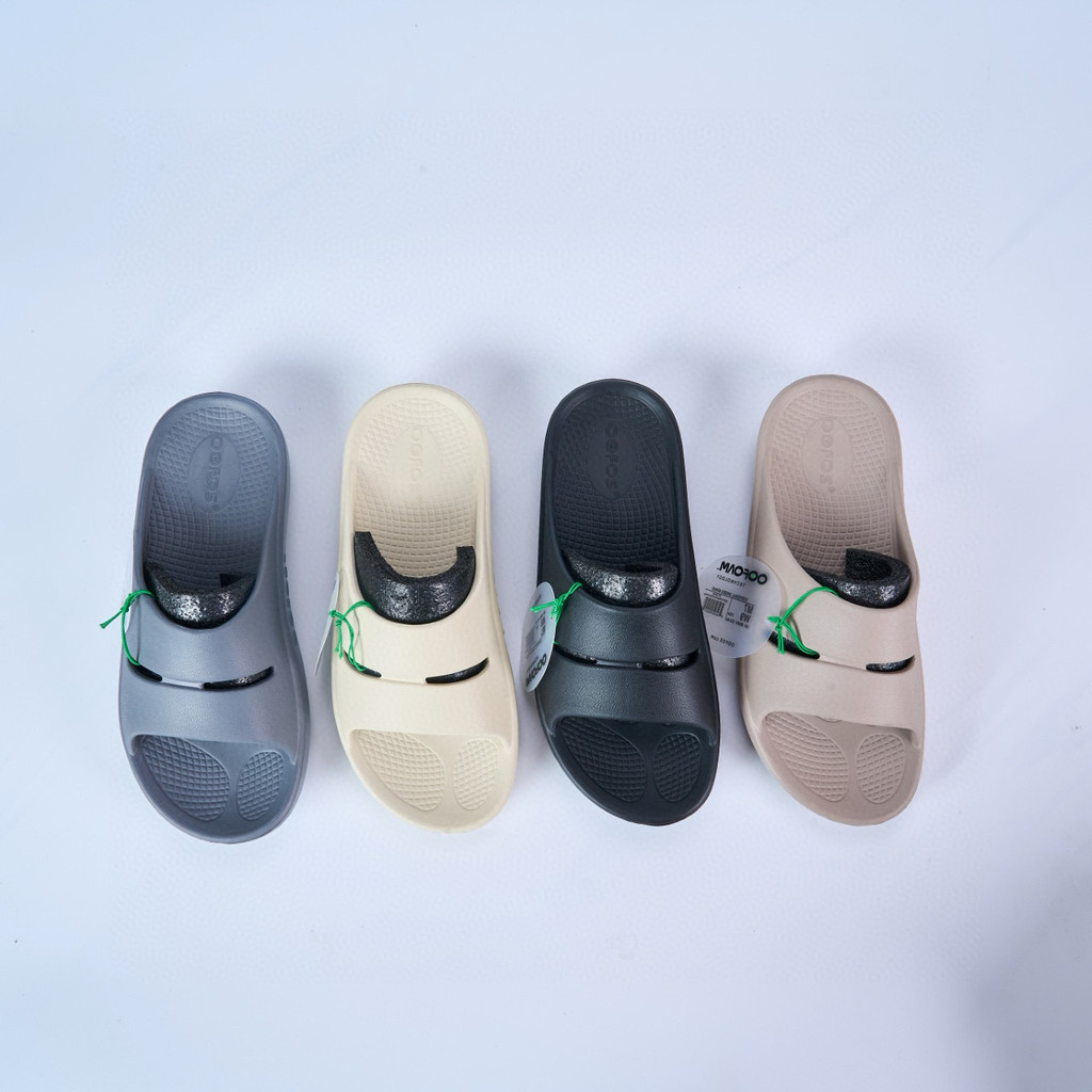 เกาหลี ofos ฤดูร้อนกีฬา Recovery ผู้ชายผู้หญิงรองเท้าแตะหนา Soled Flip-Flops การค้าต่างประเทศญี่ปุ่น