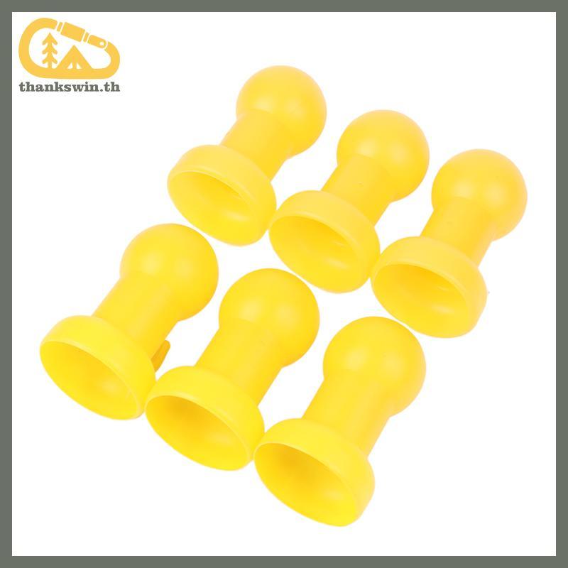 Thankswin แทรมโพลีนอุปกรณ์เสริมเสาเด็กเปลี่ยนชิ้นส่วน Enclosure Caps ครอบคลุมเตียงกระโดด th