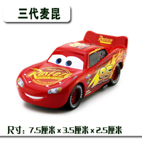 【พร้อมส่ง】lightning Mcqueen ของแท้ Car Racing Story 3 Alloy Boy Toy Car Model Lightning McQueen Blac