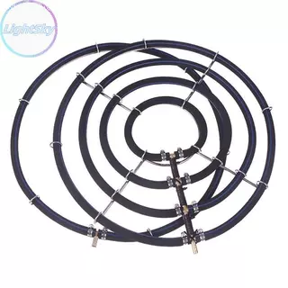 LightSky 1pcs Aeration Disc Fish Pond Seafood Pond แผ่นออกซิเจน 304 สแตนเลส Koi Fish Pond Oxygenation Aquarium อุปกรณ์ TH