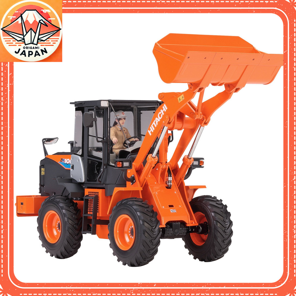 Hasegawa 1/35 ชุดเครื่องจักรการก่อสร้าง HITACHI การก่อสร้างเครื่องจักรกลล็อคเดอร์ ZW100-6 รุ่นพลาสติ