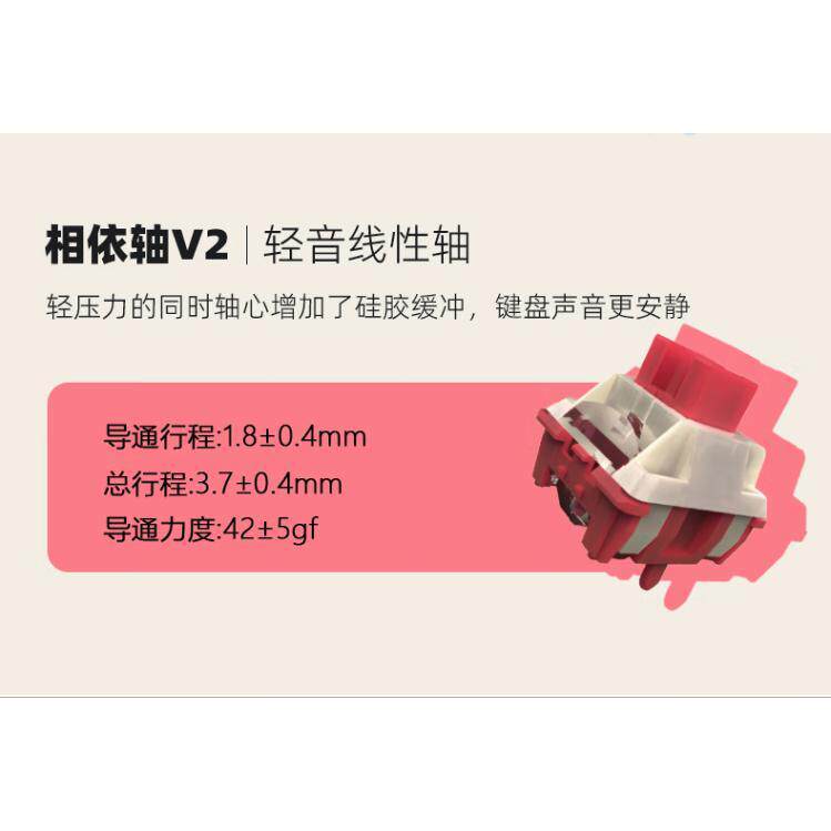 Kezhi KZZI แกนคีย์บอร์ดแบบกลไกแกนปิดเสียงแกนเชิงเส้น Whirl ที่กําหนดเอง Hot Swap POM Body