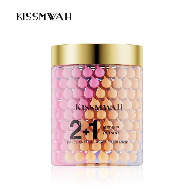 KISSMWWAH Triple Anti-breaking Hair Mask 300g Hair Care Moisturizing Deep Moisturizing Care สําหรับผ