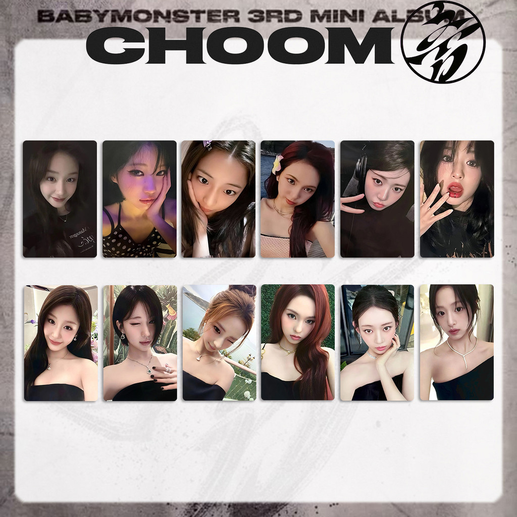 5-6pcs BM SUGAR HONEY ICE TEA CHOOM 3mini อัลบั้ม Lomo การ์ด AHYEON ASA HEADLINER 2ND ANNIVERSARY HO