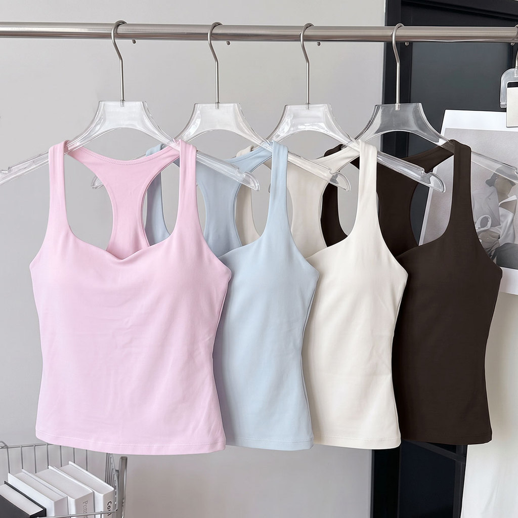 MAGGIEYOGASports Bra แฟชั่น H-shaped Beauty กลับความเข้มสูงรวบรวมเสื้อกั๊ก Gym ฟิตเนส