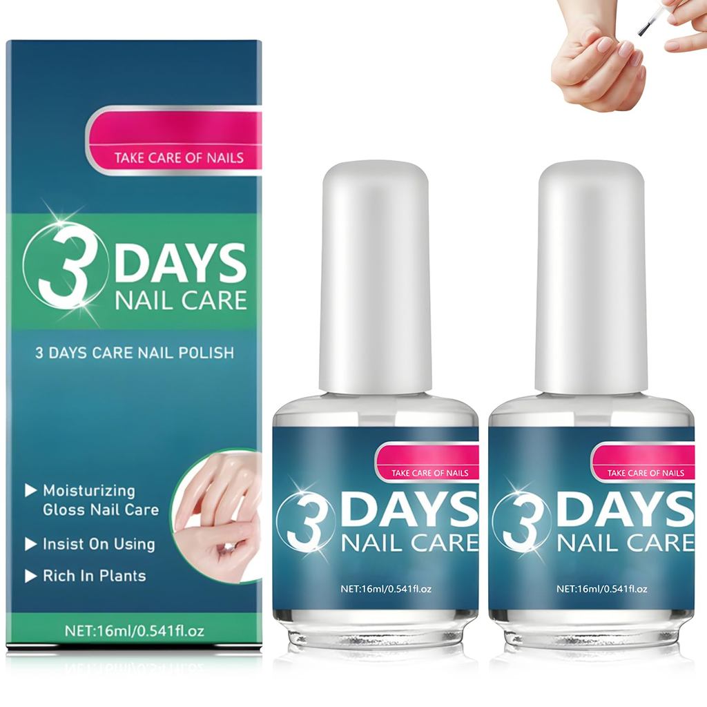 2PCS3DaysNailCare,KeratinAminoAcidFormulaforStrengthening&Hydration,TreatmentforDry,Week,FragileNail