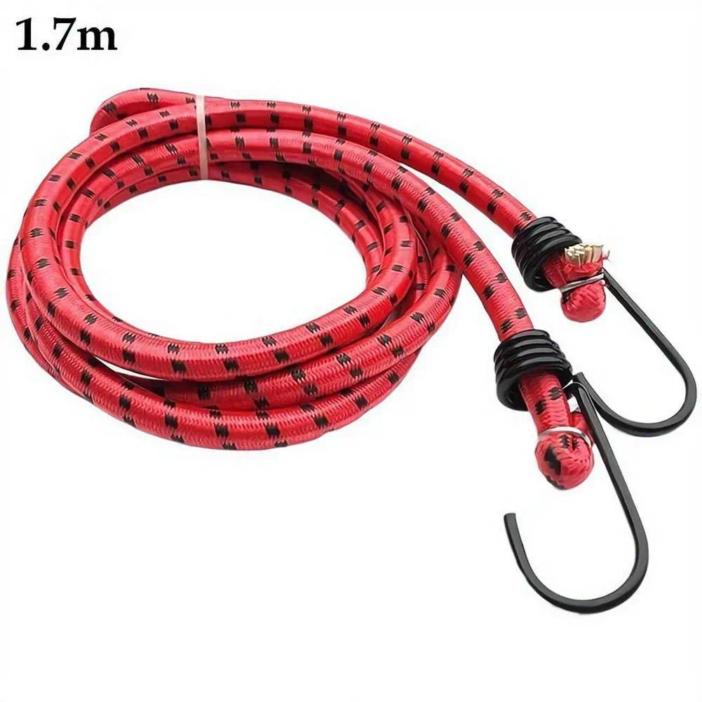 2PCS Motorcycle Luggage Strap Rope Cargo Luggage Fixed Non-Slip Cargo Straps Elastic Rubber Tie Box 
