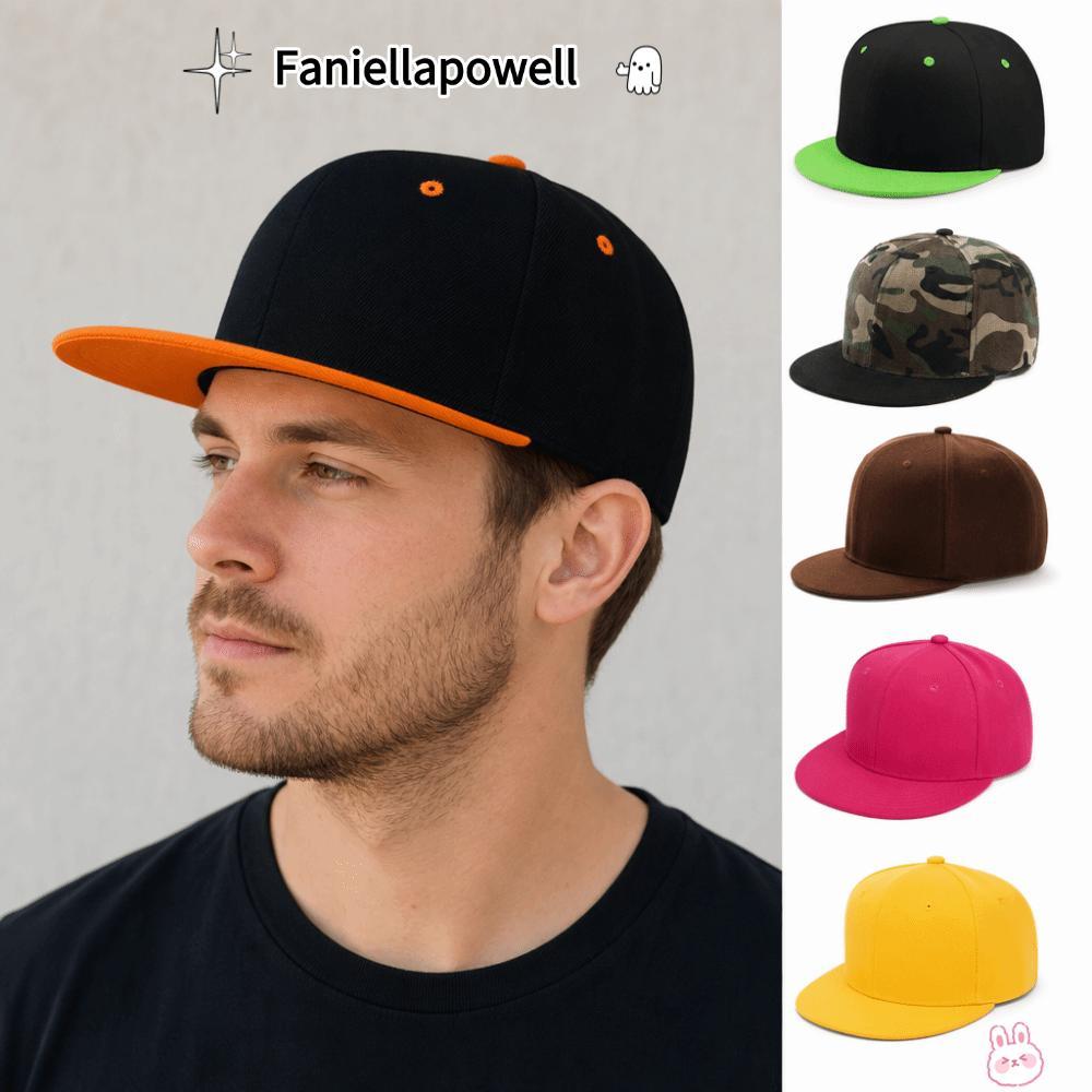 FANIELLAPOWELL แบนบิลเบสบอลหมวก,ปรับ Visors Snapback หมวก, คลาสสิก Hip-hop Streetwear หมวกสําหรับผู้ชายผู้หญิง