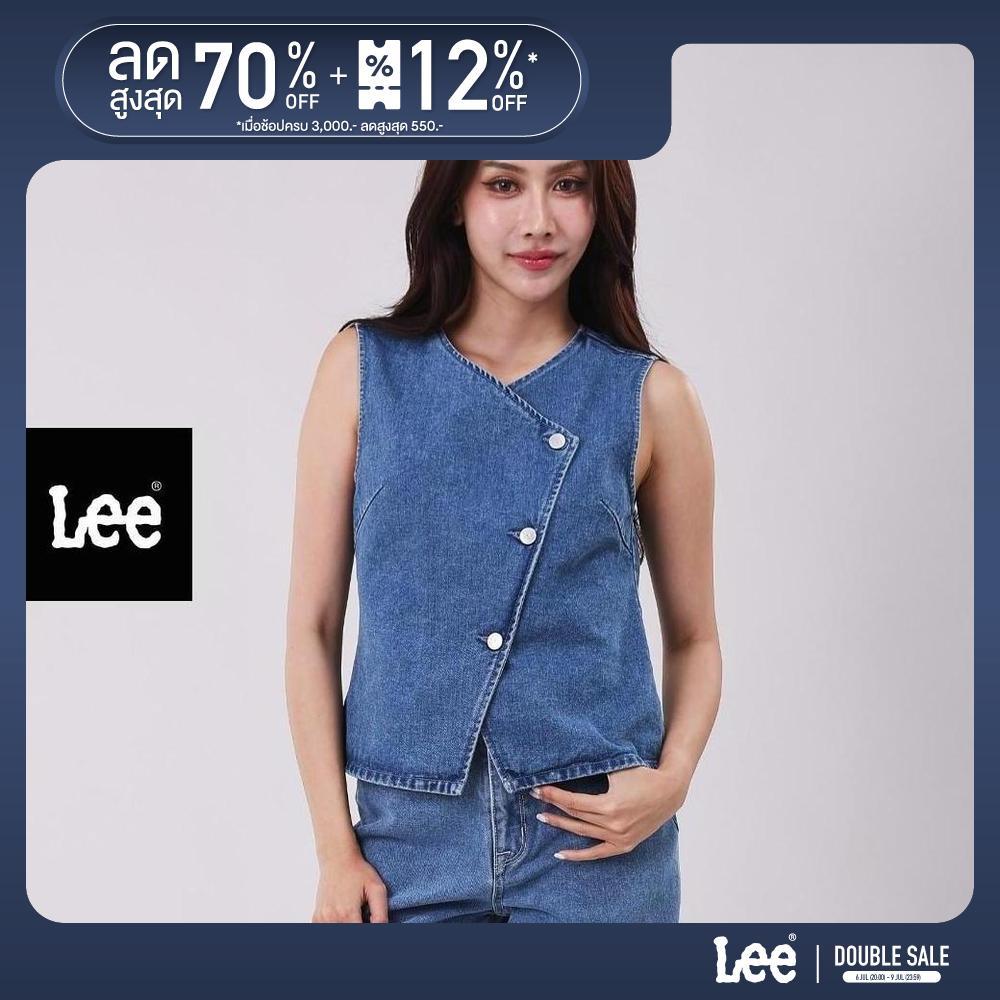 LEE เสื้อกั๊กผู้หญิง รุ่น LE S426WVESN68 สียีนส์กลาง
