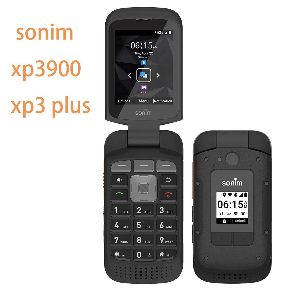 Sonim XP3 Plus XP3900 4G LTE โทรศัพท์พลิกที่ทนทานเป็นพิเศษ 16GB (มือสอง,98% ใหม่)