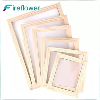 Fireflower กระดาษทํากรอบหน้าจอ DIY ไม้กระดาษทํา Papermaking Mould งานฝีมือ Handcraft กระดาษเครื่องมือรีไซเคิลไม้ Multi-ขนาด Nice