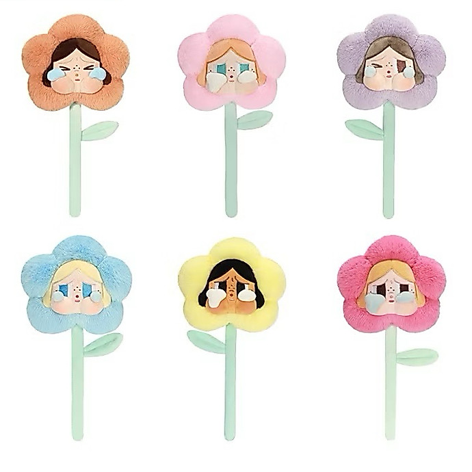 พร้อมส่งในไทย CRYBABY Sad Club Series-Plush Flower Blind Box(ยก box) Cry ดอกไม้ วาเลนไทน์