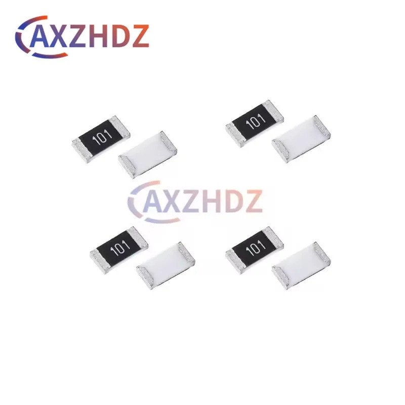 100PCS 1/4W 1% 1206 0R - 10M SMD Resistor 10 15 100 150 220 330 470 510 Ohm K Ω 1K 2.2K 10K 100K 1R 