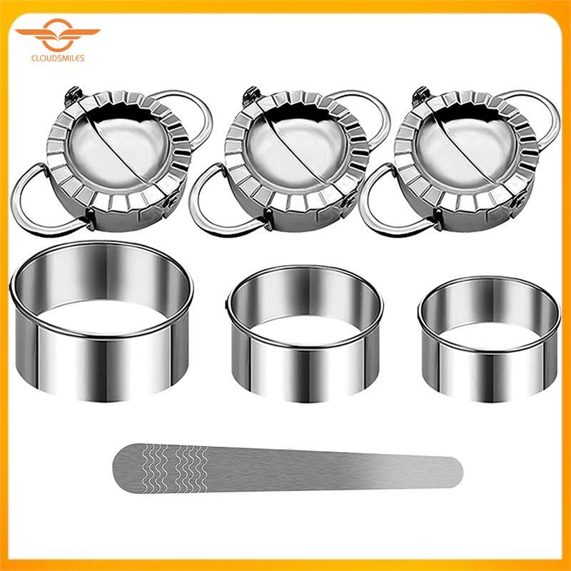 [CloudsMiles] Ravioli Shaper Stainless Steel Dumpling Ravioli Shaper Set สําหรับทํา Ravioli