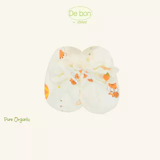 De Bon By Enfant ถุงมือ+ถุงเท้าเด็กอ่อน ลายกระรอกบอลลูน แรกเกิด-3เดือน EJ9C70+EJ9C71