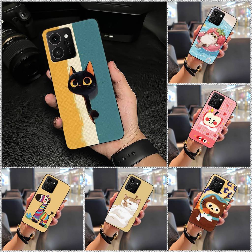 กันกระแทกป้องกันฝุ่นเคสโทรศัพท์สําหรับ Nokia HMD Skyline Graffiti การ์ตูนน่ารักเต็มห่อสกปรก Anti-kno