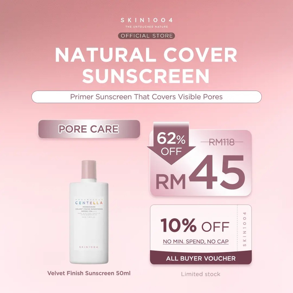 SKIN1004 Madagascar Centella Poremizing Velvet Finish Sunscreen 50ml | กันแดดทิ้น