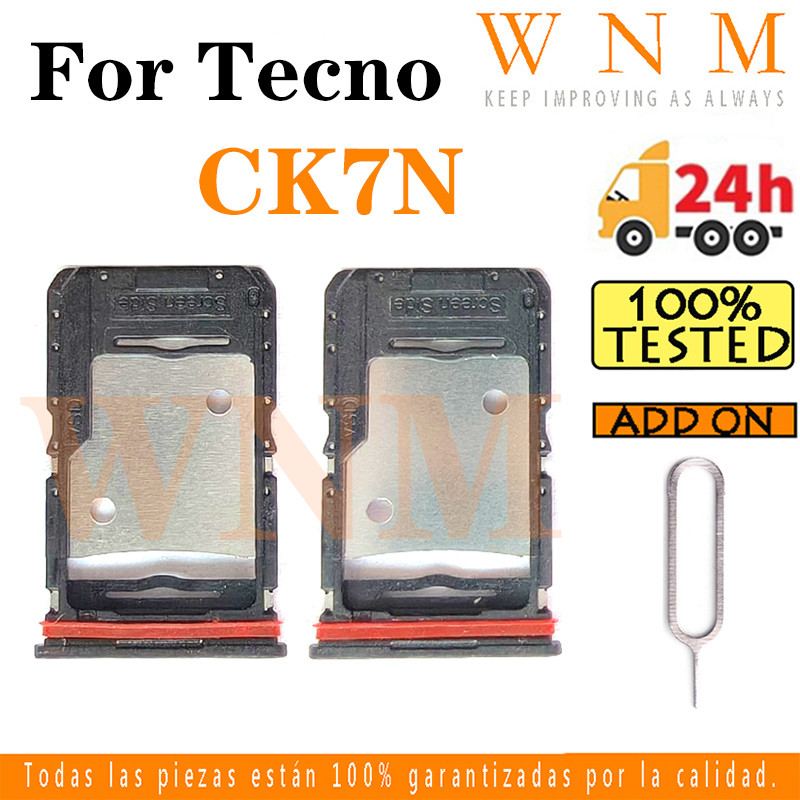 สําหรับ Tecno Camon 20 Pro 4G CK7N ถาดซิมผู้ถือบัตร Reader SD Slot อะแดปเตอร์เปลี่ยน Part