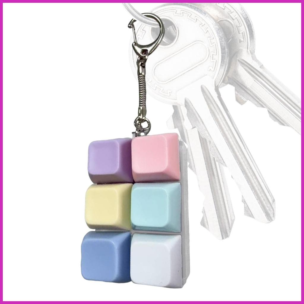 Clicker Fidget ของเล่นสนุกบรรเทา Sensory เกมพวงกุญแจ Fidget คีย์บอร์ด Clicker Fidget ของเล่นสําหรับผ