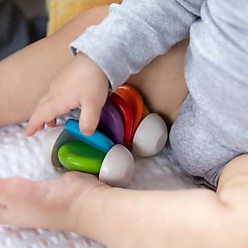 PlanToys ของเล่นไม้ 5229 Baby Car รถยืดหยุ่น เสริมพัฒนาการ สำหรับเด็กอายุ 6 เดือน ขึ้นไป — صورة 3