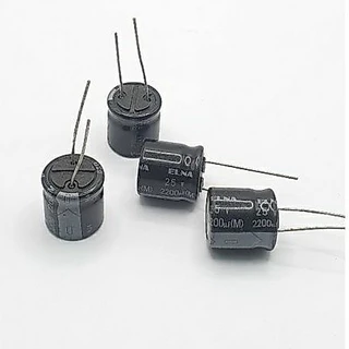 capacitor มีขั้ว 2200uf 6.3v 16v 25v 35v 50v 63v ตัวเก็บประจุคุณภาพดี