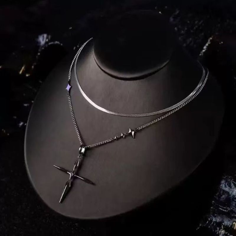 ปัญจติ้ง: สีเทา Raven/Bianca‌/Zhanshuang Pamesh Bianca Impression Necklace/uytu