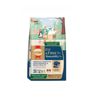 [3 KG] SmartHeart Gold (สมาร์ทฮาร์ท โกลด์) ฟิตแอนด์เฟิร์ม อาหารเม็ดสำหรับสุนัข