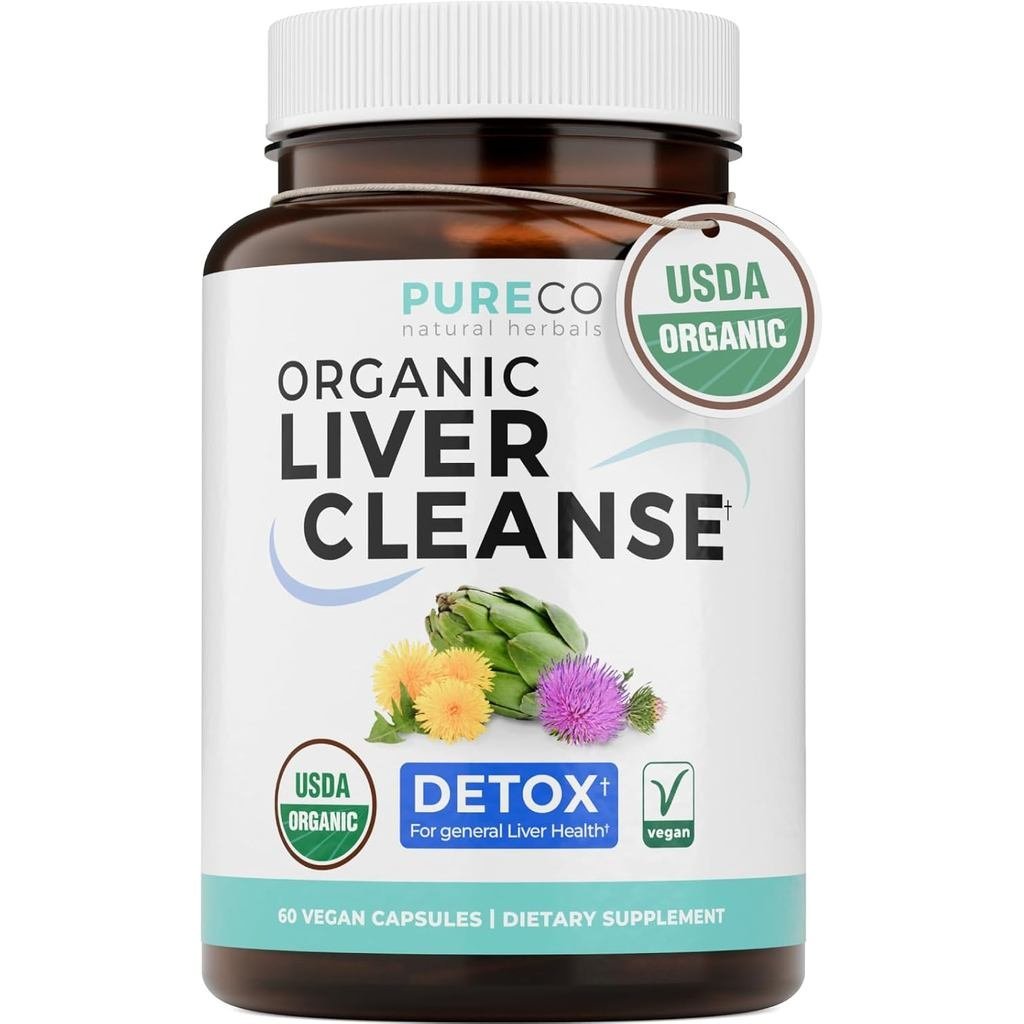 แผนกเกษตรอเมริกันอินทรีย์ Milk Thistle และ Dandelion Root-Silymarin Milk Thistle สูตรล้างพิษตับบรรจุสารสกัดจากอาร์ติโช๊คปกป้องตับ-Vegan การรับรองที่ไม่ใช่พันธุกรรมและห้องปฏิบัติการ (อุปทาน 1 เดือน)