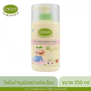 Enfant Organic Extra Mild Moisture Lotion โลชั่นออแกนิคบำรุงผิว อย่างอ่อนโยนใช้ได้ตั้งแต่เด็กแรกเกิด