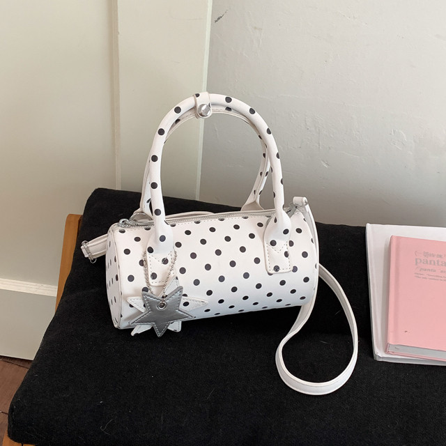 กระเป๋า cecelle perota brand 2026 ใหม่สไตล์ Polka Dot หมอนกระเป๋าหญิง All-Match แบบพกพา Messenger Ni