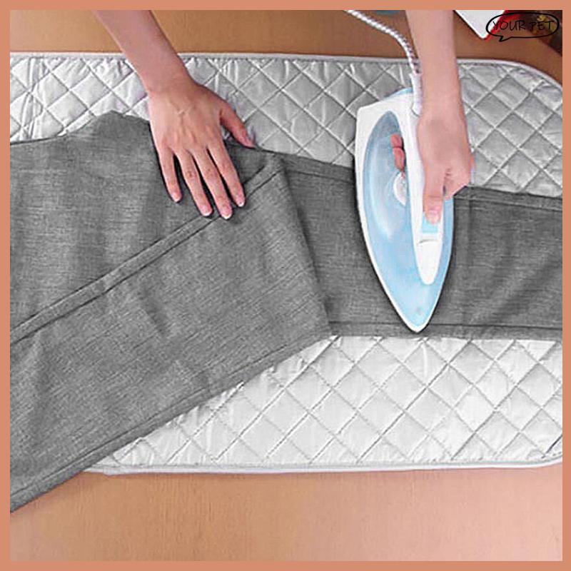 YOUR Compact แผ่นรองรีดผ้าแบบพกพา โต๊ะรีดผ้า Travel Dryer เครื่องซักผ้า Iron Anywhere PET