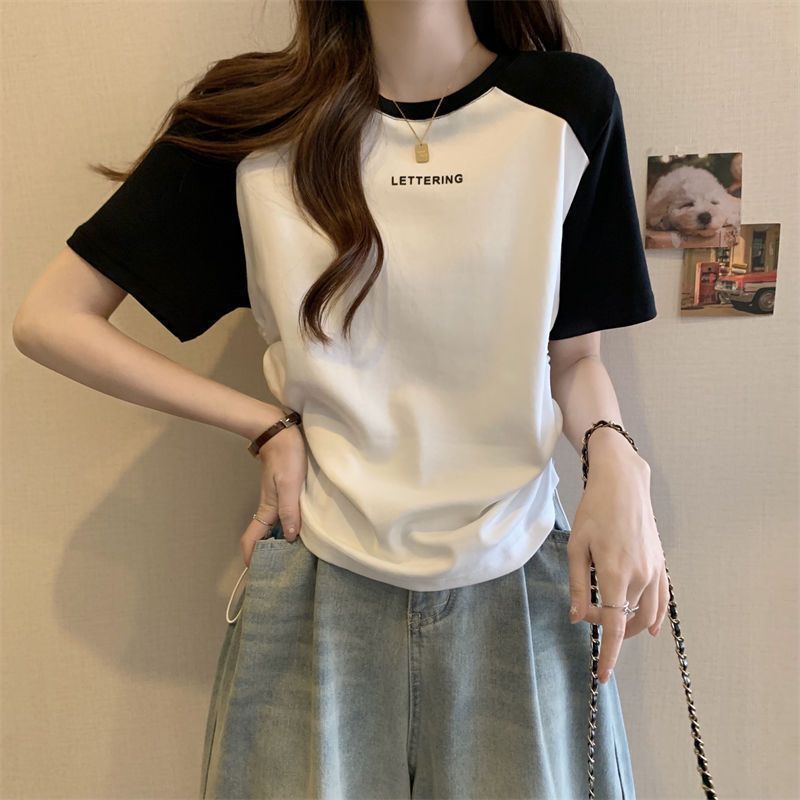ขนาดใหญ่ เชือกรูด ซอก แขนสั้นเสื้อยืดออกแบบแรงบันดาลใจสั้นด้านบนสําหรับผู้หญิงสุภาพสตรี