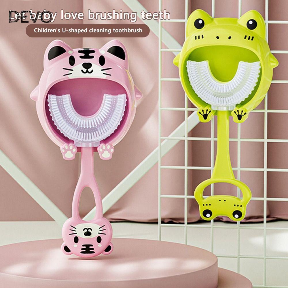 DEVO ทําความสะอาดฟันแปรงที่มีประโยชน์ดูแลช่องปากทําความสะอาดซิลิคอน Brosse