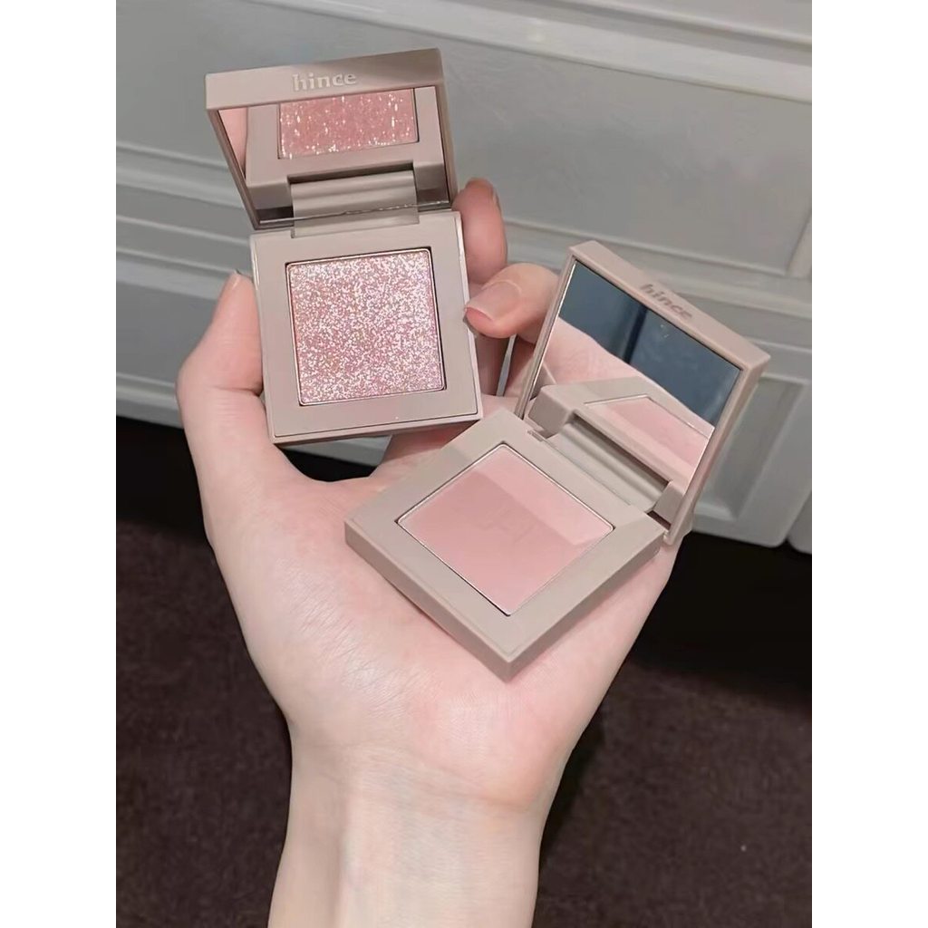 อายแชโดว์ eyeshadow Hince Eyeshadow V002 Lotus Root Powder เกาหลี Matte Foundation Powder สีน้ําตาลส
