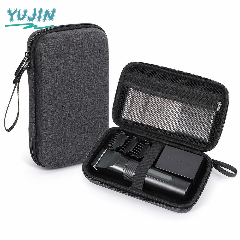 YUJIN Grooming Tool , Grooming Storage EVA Hair Clipper , Trimmer Carrying Hard Shell สายรัดยืดหยุ่น