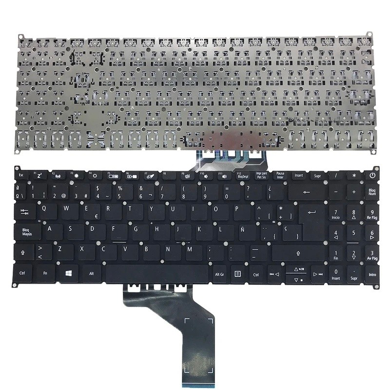 US UA จีนสเปนคีย์บอร์ดสําหรับ Acer Aspire A315-53 54G, A315-22 A315-23 23G A315-34, Aspire 5 A515-52