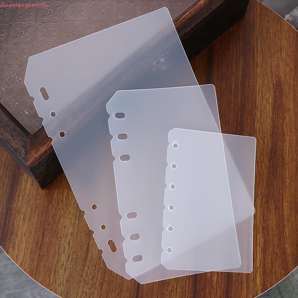 DAPPERGENT Notebook Divider นักเรียน 2 ชิ้นอุปกรณ์เสริมโน้ตบุ๊คกระดาษด้านใน Universal Board Page Pla