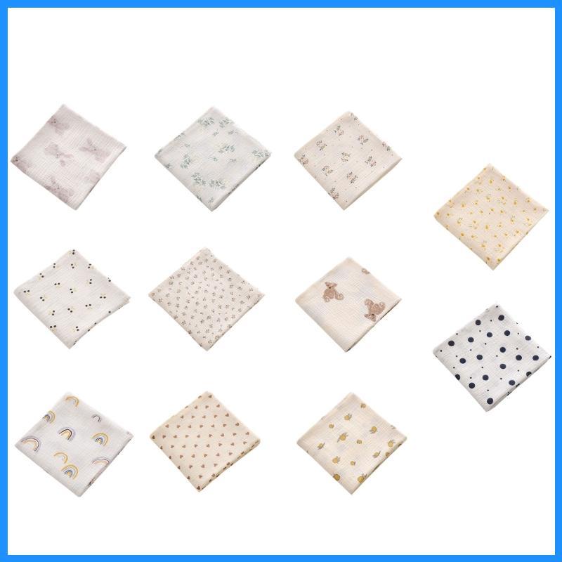 ลูก อัพเกรด Muslin Swaddle ผ้าห่มผ้าฝ้าย Muslin Square Soft Big Muslin Swaddles ผ้าสําหรับเด็กทารกชา