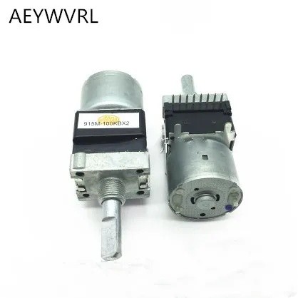 25 มม.มอเตอร์ potentiometer RK168 ประเภทมอเตอร์ potentiometer B100K คู่ข้อต่อ lengt h 25 มม.มอเตอร์ป