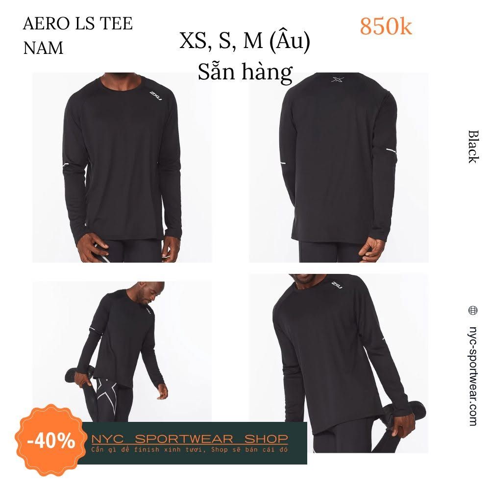 เสื้อเชิ้ต Aero Long Sleeve 2xu (ชาย)