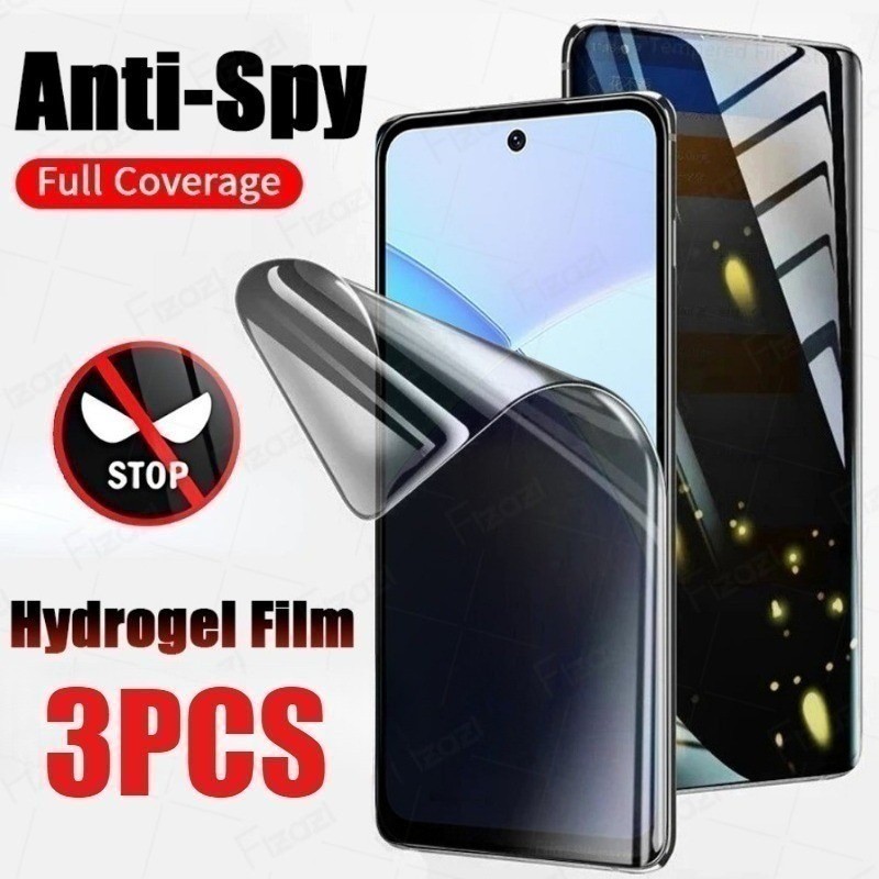 3 ชิ้นคลุมทั้งหมดป้องกันหน้าจอ HD ฟิล์มนุ่มสําหรับ ZTE Axon nubia Neo 10 11 30 40 50 60 2 3 Pro Ultra SE Lite GT 5G HD Anti Spy ความเป็นส่วนตัว Anti Blue Light Hydrogel ฟิล์ม Matte ฟิล์ม