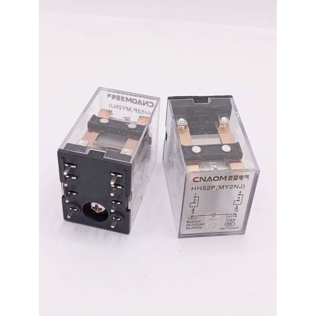 MY2. 220VAC ขาเเหลม รายละเอียดสินค้า. HH52P-L MY2NJ Relay รีเลย์ 8 ขา. สินค้านี้เฉพาะตัวรีเลย์ ถูกกว