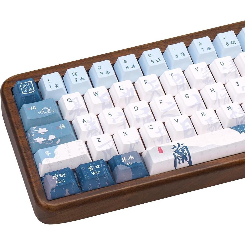 มังงะ Themed Keycaps 134 Key PBT Keycap ชุดโปรไฟล์เชอร์รี่ Dye-Sublimation น่ารัก Keycaps พร้อม Deni
